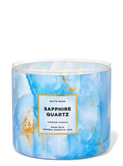 Sapphire Quartz 3-Wick Candle