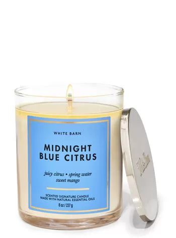 White Barn Midnight Blue Citrus Signature Single Wick Candle