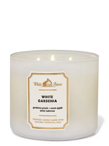 White Barn White Gardenia 3-Wick Candle
