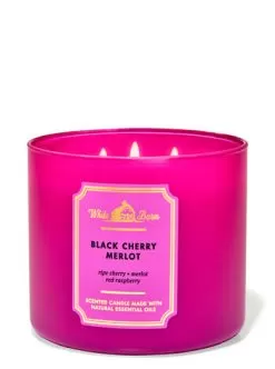 White Barn Black Cherry Merlot 3-Wick Candle