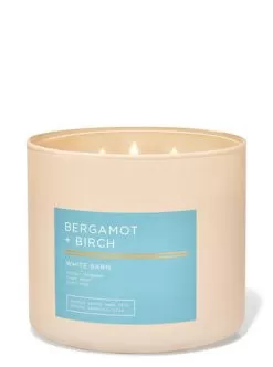 White Barn Bergamot & Birch 3-Wick Candle