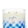 Gingham 3-Wick Candle
