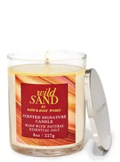 White Barn Wild Sand Signature Single Wick Candle