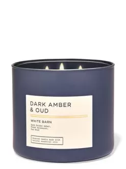 White Barn Dark Amber & Oud 3-Wick Candle