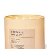 White Barn Coffee & Whiskey 3-Wick Candle