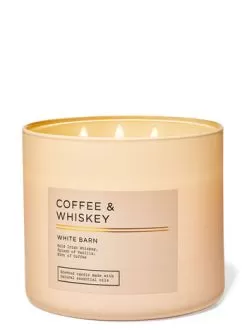 White Barn Coffee & Whiskey 3-Wick Candle