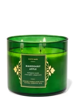 White Barn Mahogany Apple 3-Wick Candle