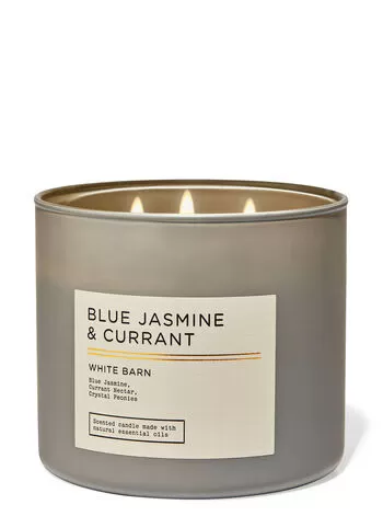 White Barn Blue Jasmine & Currant 3-Wick Candle