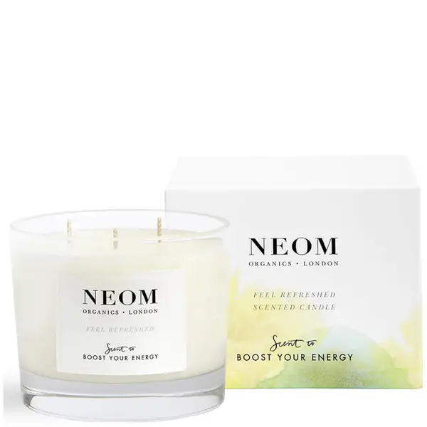NEOM Feel Refreshed Scented 3 Wick Candle