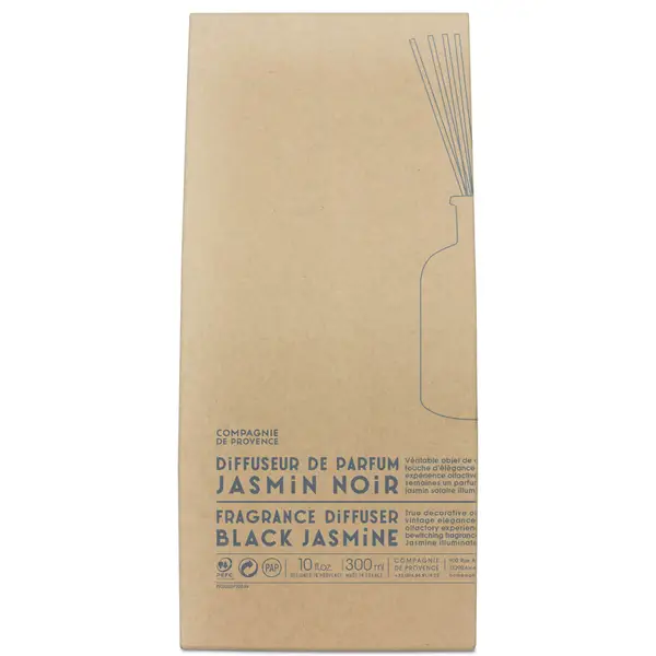 Compagnie De Provence Black Jasmine Fragrance Diffuser Refill 300ml - Image 2