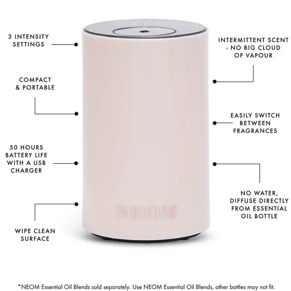 NEOM Wellbeing Pod Mini Essential Oil Diffuser - Nude - Image 2