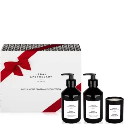 Urban Apothecary Oudh Geranium Body + Home Collection - 300ml Wash, Lotion And 70g Candle