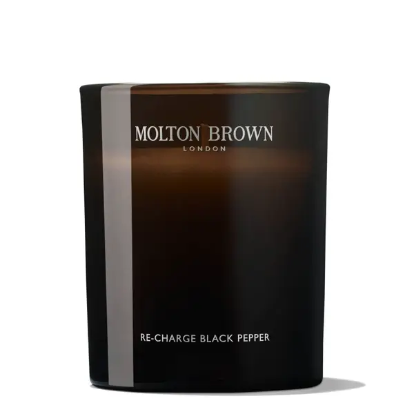 Molton Brown Re-Charge Black Pepper Signature Scented Single Wick Candle 190g - Image 2