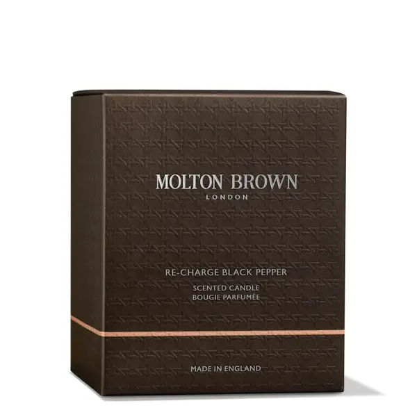 Molton Brown Re-Charge Black Pepper Signature Scented Single Wick Candle 190g - Image 4