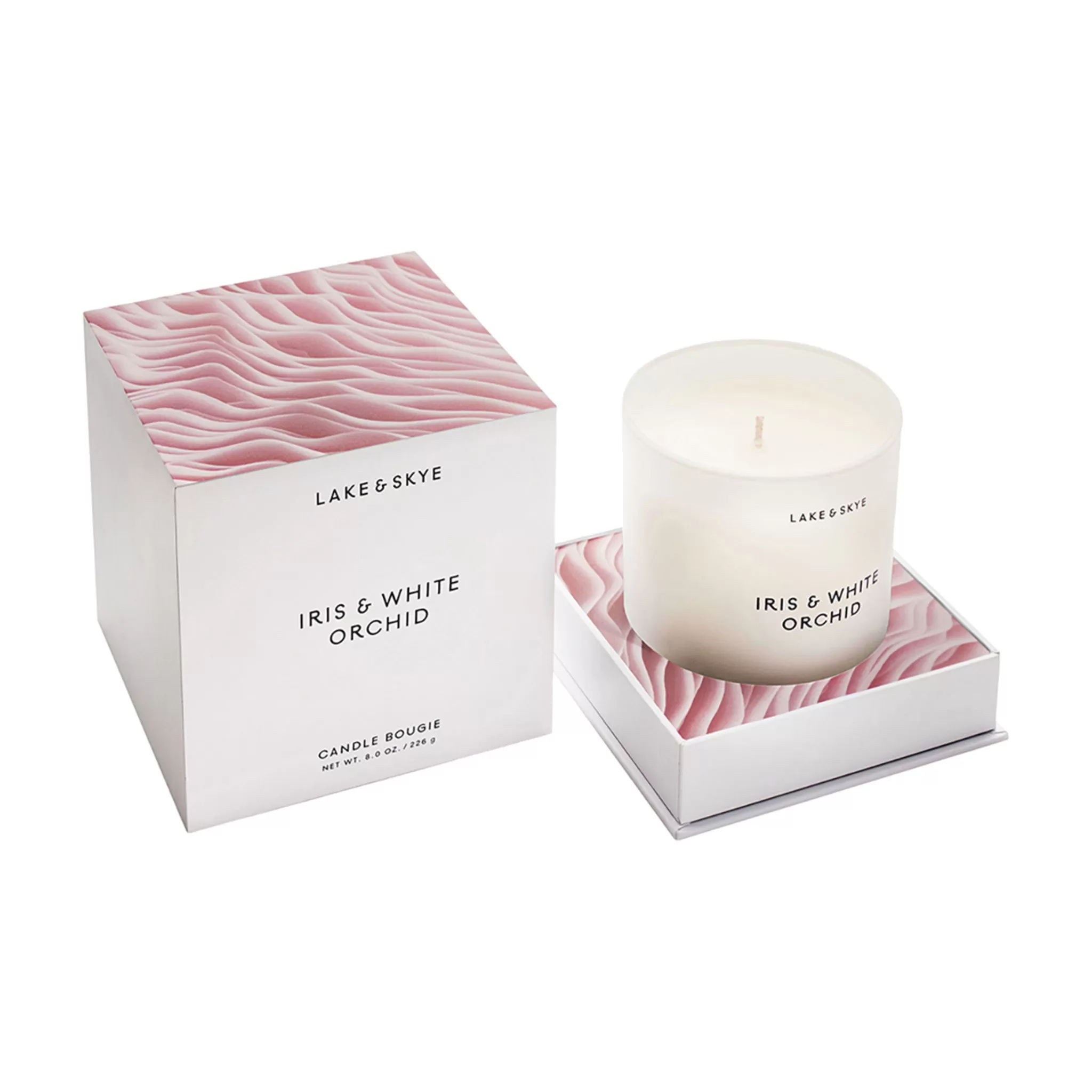 Iris And White Orchid Candle - Image 2