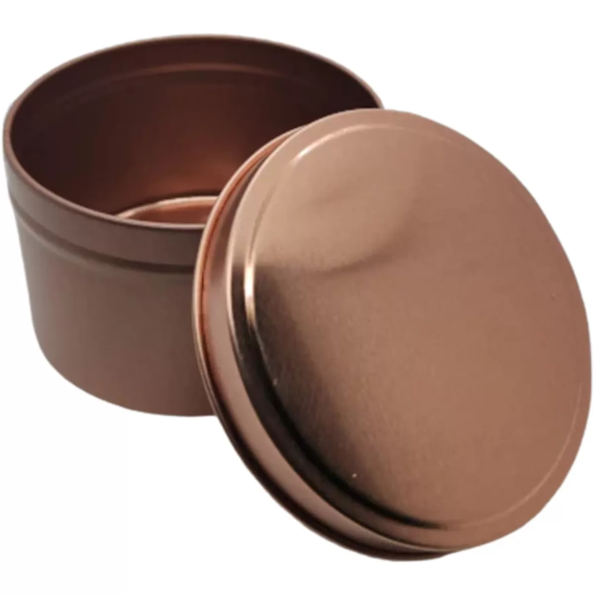 Rose Gold Candle Tin With Lid - 8 Oz. - 12 Pcs. - Image 2